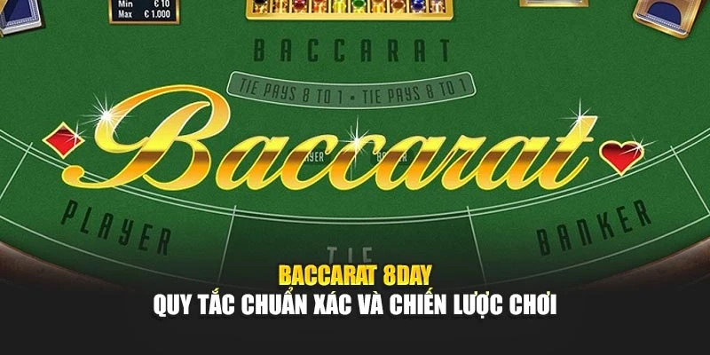 Baccarat 8DAY – Quy Tắc Chuẩn Xác Và Chiến Lược Chơi
